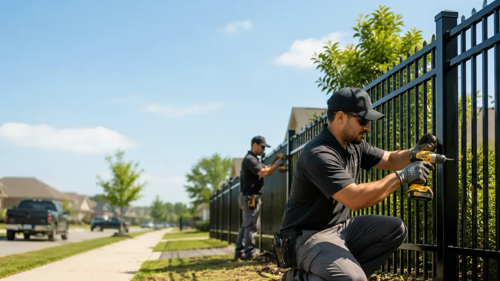Metal Fence Installation in Markham, TX